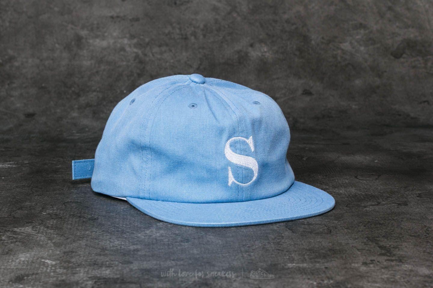 Stussy S Logo - Stüssy S Logo Pigment Strapback Cap Light Blue | Footshop