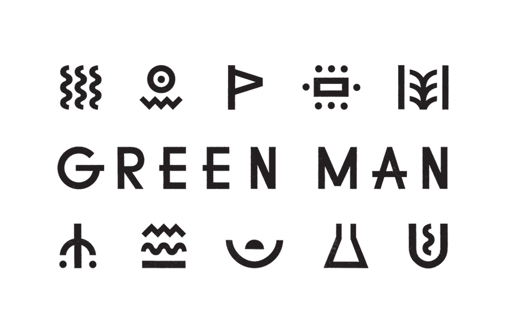 Green Man Logo - Event Sculpture - Pyrite Creative