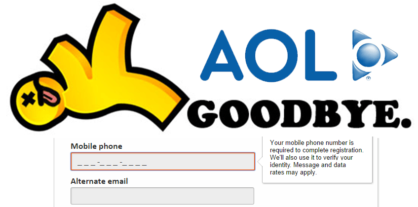 Old AOL Logo - AOL Mail Alienates The Last Remnants Of Its Users By Requiring Phone ...