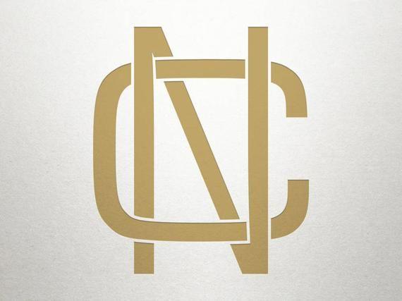 CN Logo - Monogram Logo Design CN CN Monogram Logo Digital | Etsy