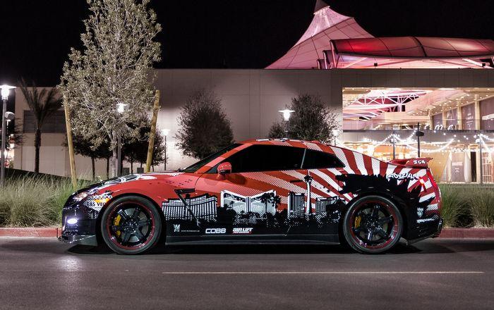Godzilla GTR Logo - Godzilla vs Las Vegas - vinyl car wrap design by Brook Banham at ...
