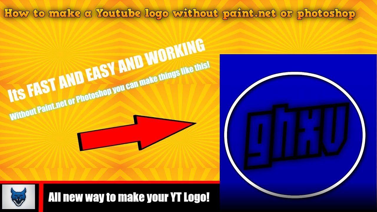 Orange and Blue YouTube Logo - How To Make A YouTube Logo Without Paint.net or Photoshop! *NEW ...