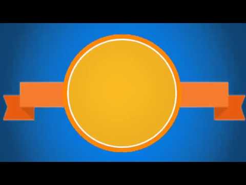 Orange and Blue YouTube Logo - FREE INTRO TEMPLATE (NO TEXT)
