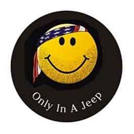 Only in a Jeep Logo - Genuine Jeep® Accessories Mopar Part # 82212305AB Premium Spare Tire