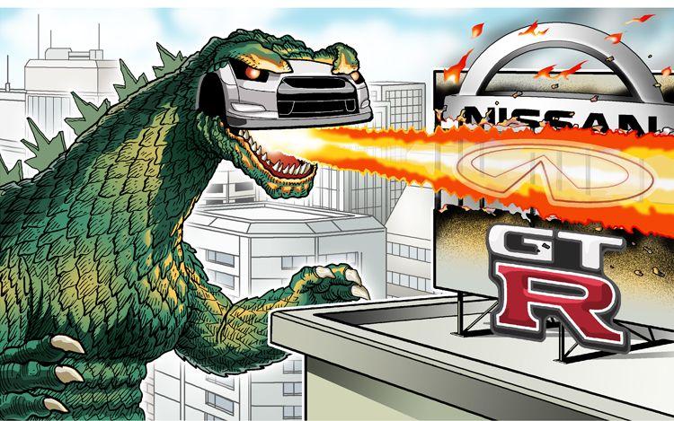 Godzilla GTR Logo - The Kiinote: Infinite Possibility - Motor Trend