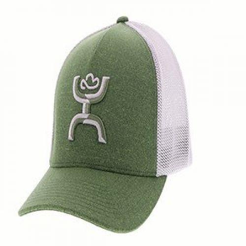 Grey and Green Ball Logo - Hooey Hat Coach Green & Grey Flexfit Ball Cap 1775GNGY-01 1775GNGY ...