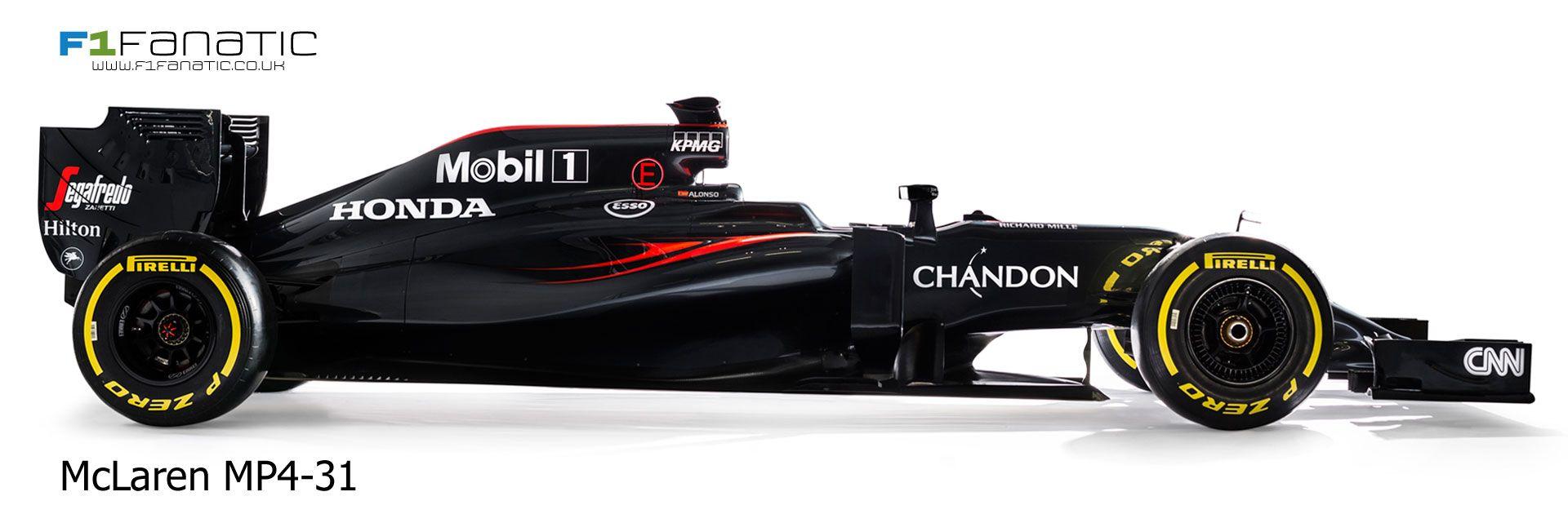 2016 McLaren F1 Logo - Compare McLaren's new MP4-31 with their 2015 car · RaceFans
