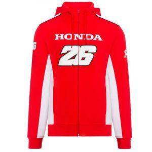 Dual Red S Logo - Dani Pedrosa 26 Dual Honda Moto GP Team Hoodie Logo Red Official ...