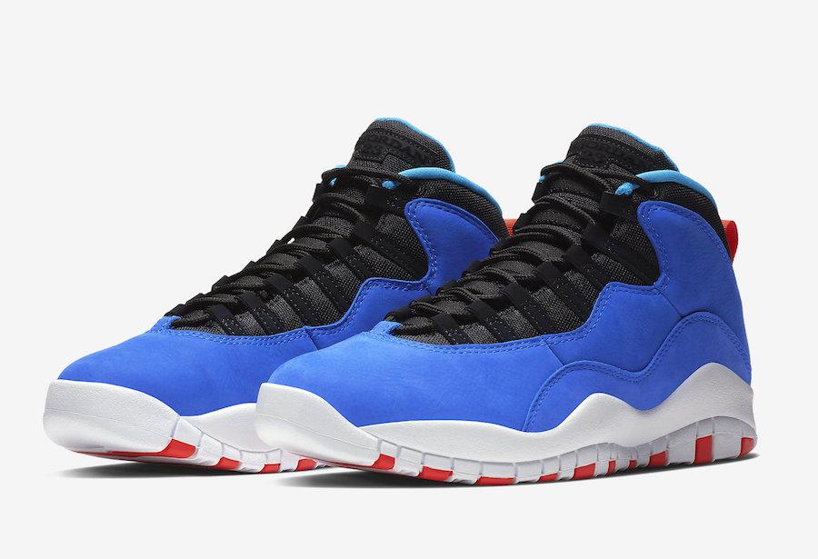 Light Blue Jordan Logo - Air Jordan 10 Tinker 310805-408 Release Date - Sneaker Bar Detroit