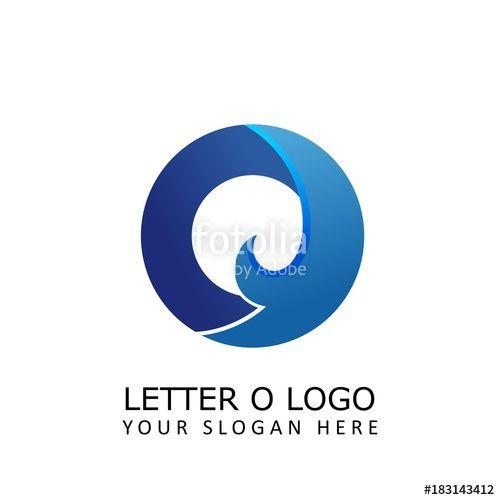 Letter O Logo - Letter O Wave Logo Stock Image And Royalty Free Vector Files