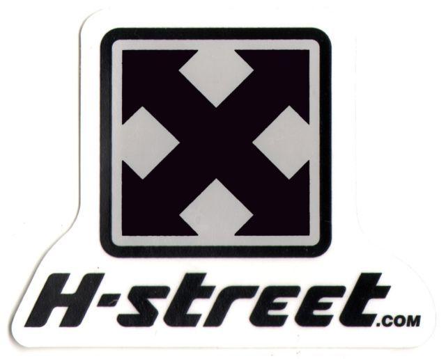 Old School Skateboard Logo - H Street Skateboards Skateboard Sticker School Skate Sk8
