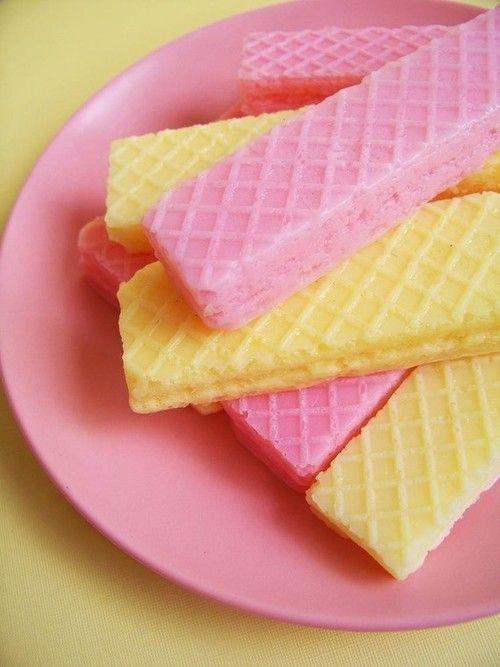Pink and Yellow Food Logo - Pink and yellow *these were a real treat when i was little <3