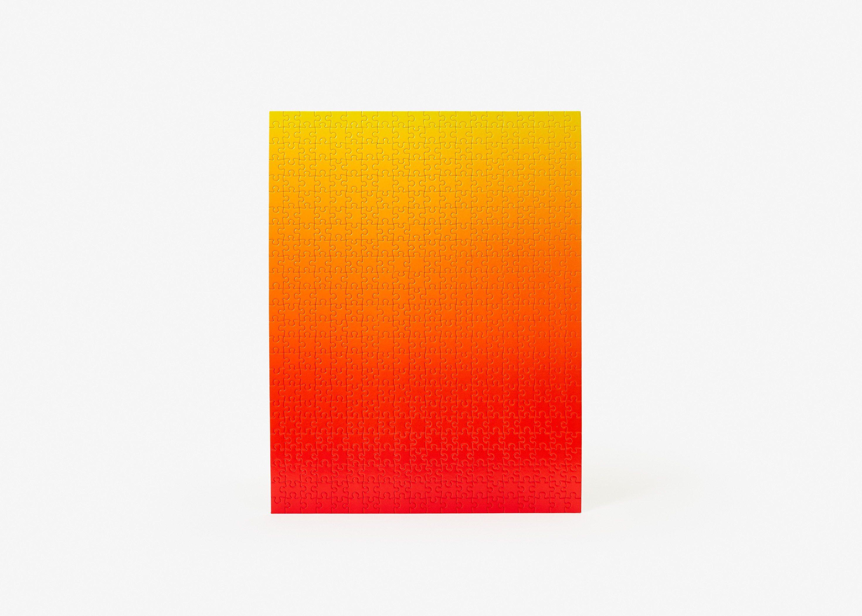 Red Yellow Pink Logo - Areaware | Gradient Puzzle | Red/Yellow