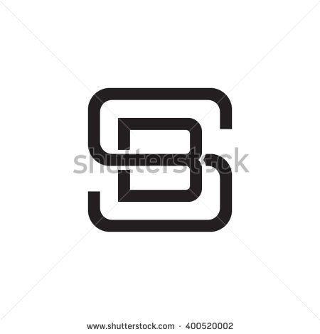 B- Square Logo - letter S and B monogram square shape logo black | Monograms ...
