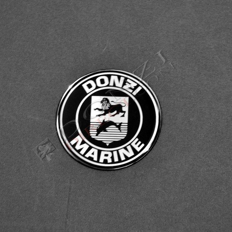 Chrome Shield Logo - Donzi 3