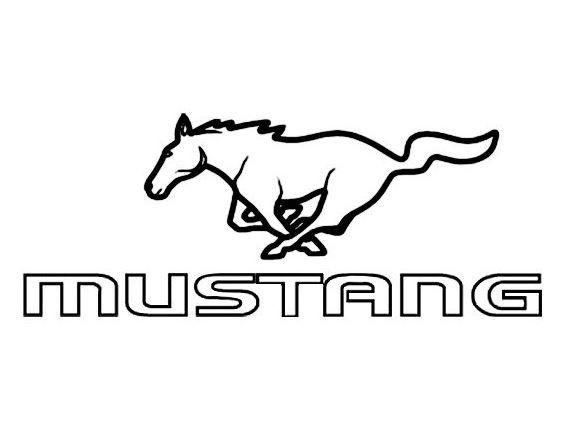 Black and White Ford Mustang Logo - Mustang Logo - Bbwbettiepumpkin