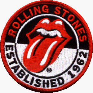The Rolling Stones Circle Logo - The Rolling Stones Established 1962 Embroidered iron on patch. Like