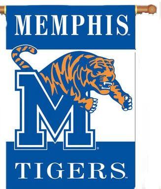 U of Memphis Logo - University of Memphis Tigers- Printed Flag