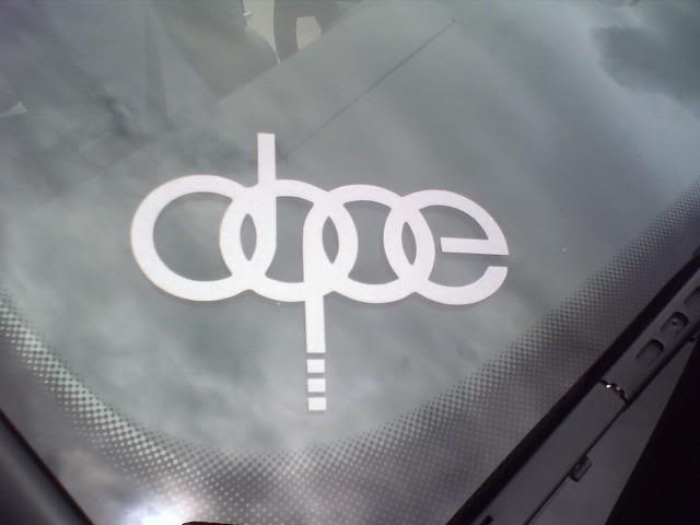 Audi Dope Logo - VWVortex.com - Audi Dope logo
