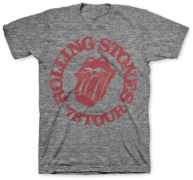 The Rolling Stones Circle Logo - The Rolling Stones 1978 Tour Tongue Logo Circle Rock Music Mens ...
