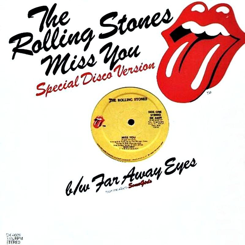 The Rolling Stones Circle Logo - The Rolling Stones - Miss You - hitparade.ch