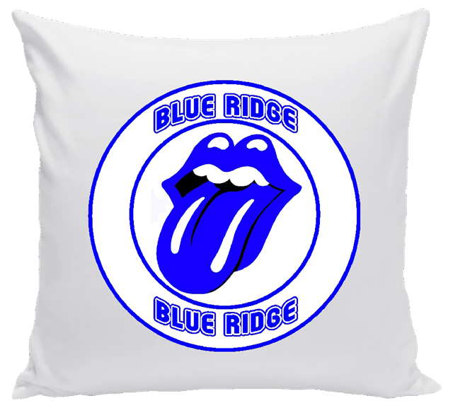 The Rolling Stones Circle Logo - Rolling Stones Circle Emblem Tongue Pillow