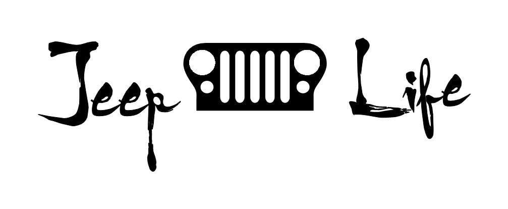 Jeep Life Logo - 9 Jeep Life Decal | Etsy