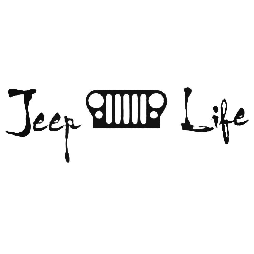 Jeep Life Logo - Jeep Life 1 Decal Sticker