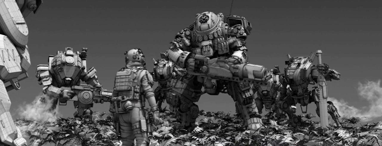 Black and White Titanfall Logo - making-of-titanfall-2-become-one-7 - CGMeetup : Community for CG ...