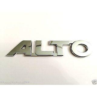 Alto Logo - Buy ALTO MONOGRAM EMBLEM CHROME Maruti Suzuki ALTO VXi LXi ZXi Alto ...