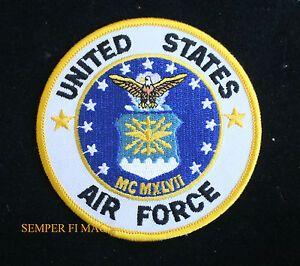 Air Force Seal Logo - US AIR FORCE SEAL LOGO PATCH USAF VETERAN GIFT PIN UP AFB EAGLE WING ...