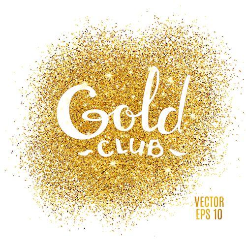 Gold Dot Logo - Golden dot with background vector 02 free download