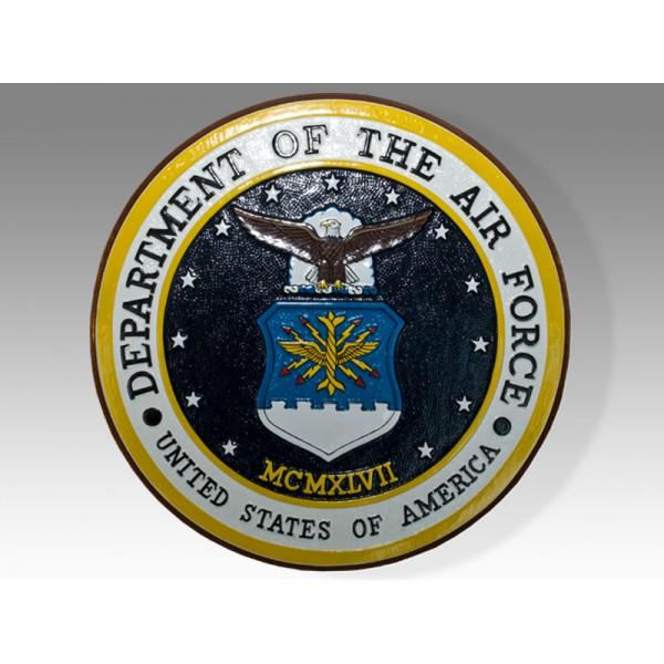Air Force Seal Logo - United States Department of the Air Force Seal Plaque - Plaques and ...