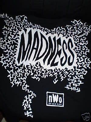Randy Savage Madness Logo - WWF WWE MACHO MAN RANDY SAVAGE NWO MADNESS TEE T SHIRT | #38888836