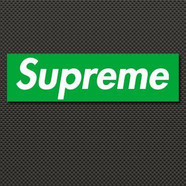 Green Supreme Box Logo - Amazon.com: Green Supreme Box Logo Vinyl Gloss Stickers 2.2