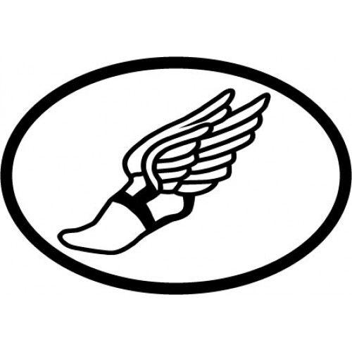 Track Foot Logo - Winged Foot Logo