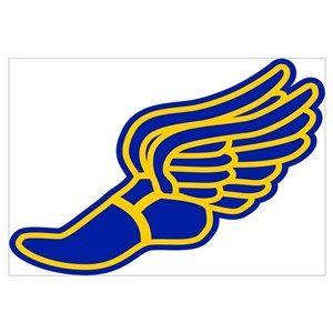 Track Foot Logo - Winged Foot Track Wall Art