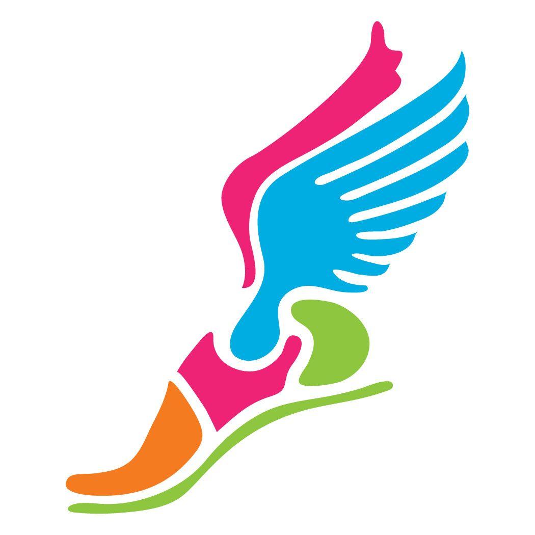 Track Foot Logo - Free Winged Foot Logo, Download Free Clip Art, Free Clip Art