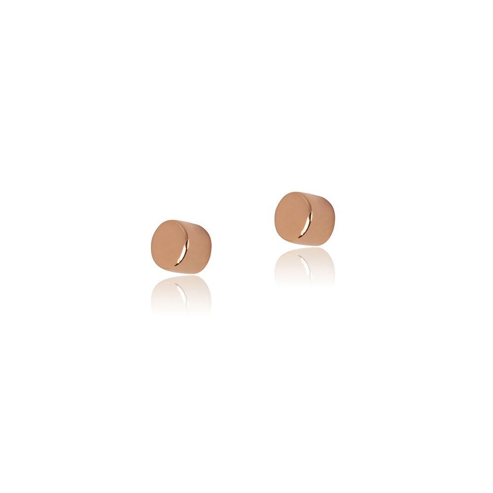 Gold Dot Logo - Tiny Rose Gold Dot Studs | Jewellery | Matthew Calvin | SEED
