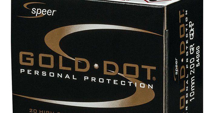 Gold Dot Logo - Speer Now Offering a 10mm Gold Dot Load - The Mag Life