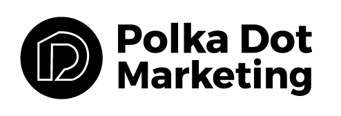 Gold Dot Logo - Polka Dot Marketing - Digital Marketing Agency