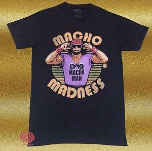 Randy Savage Madness Logo - Details About New WWF Macho Man Randy Savage Madness WWE Mens Vintage Legend T Shirt