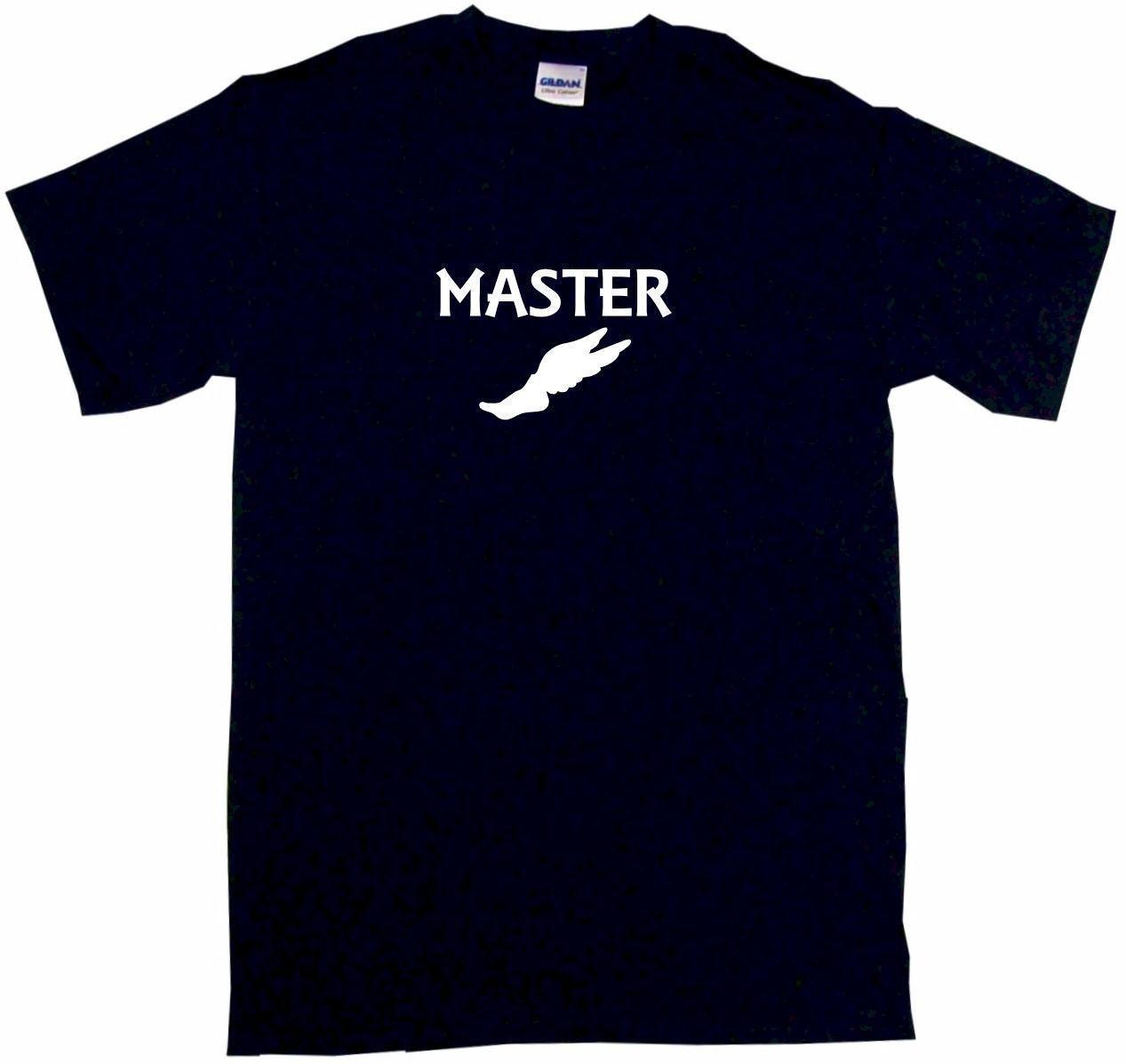 Track Foot Logo - Master Track Winged Foot Logo Mens Tee Shirt Pick Size Color Small
