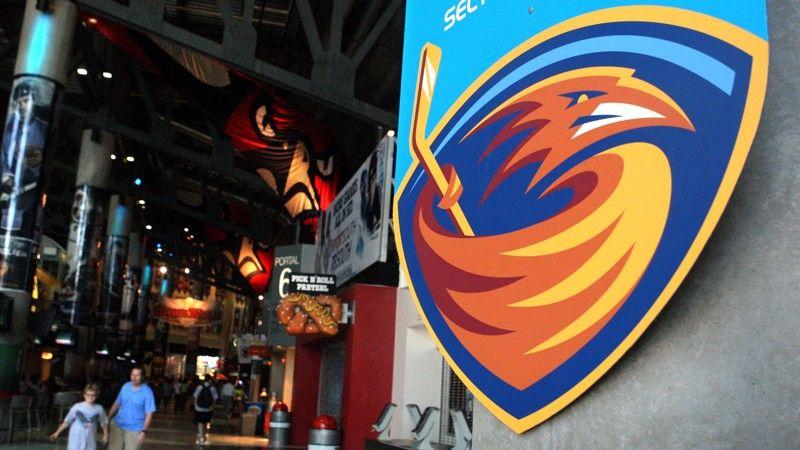 First Thrashers Logo - On this day: The Thrashers leave Atlanta