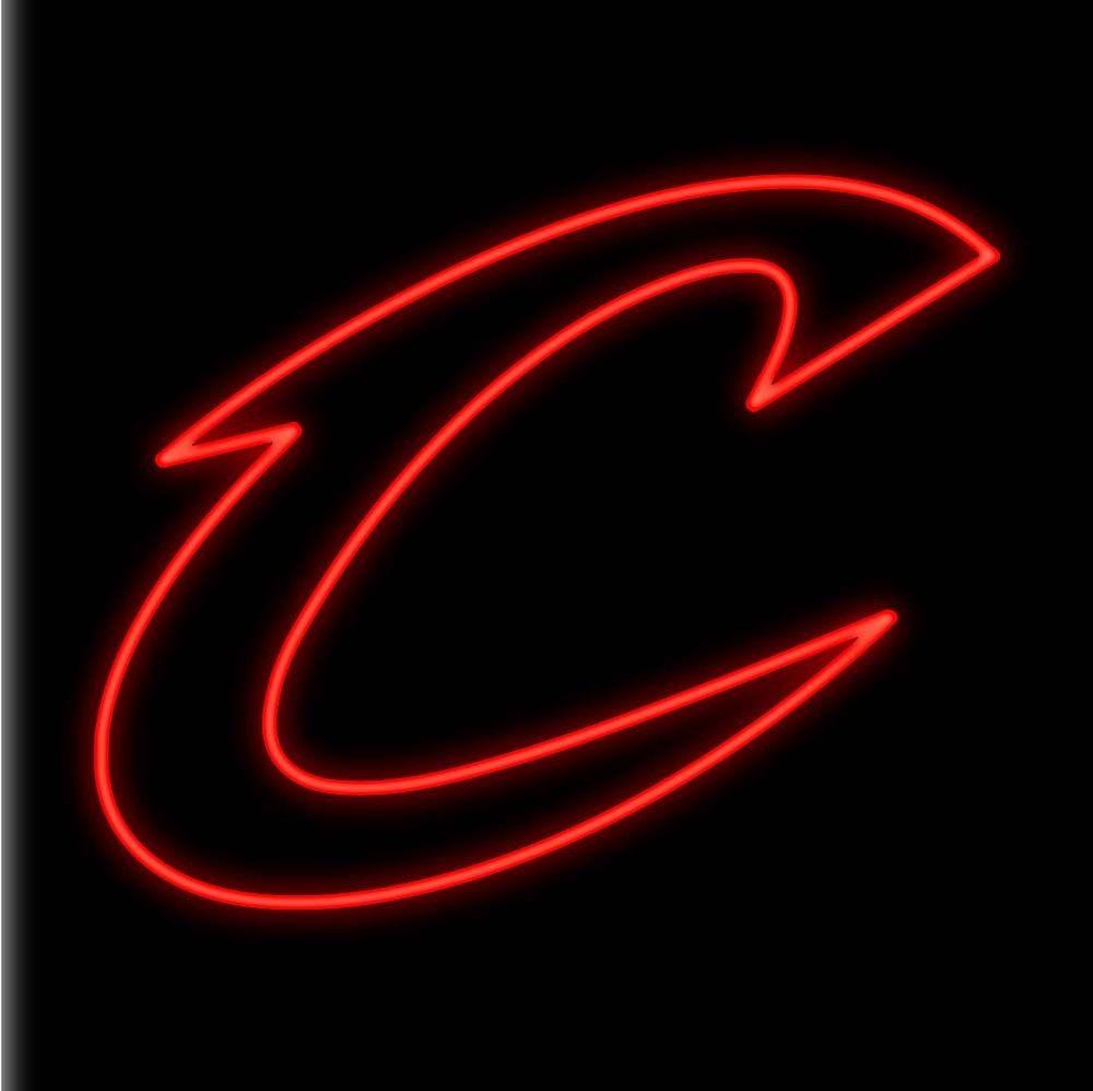 Cavs C Logo - Cleveland Cavaliers C Logo NBA Neon Sign