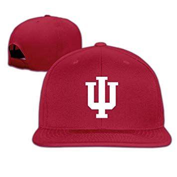 Indiana University Bloomington Logo - ASHIN Indiana University Bloomington Logo Running Peaked Hat Flexfit