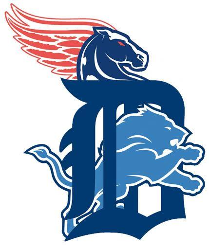 Detroit Sports Logo - Your City Team Logos Combined. Detroit Sports. Detroit sports