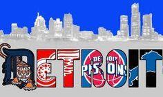 Detroit Sports Logo - Best Detroit sports image. Detroit sports, Detroit michigan