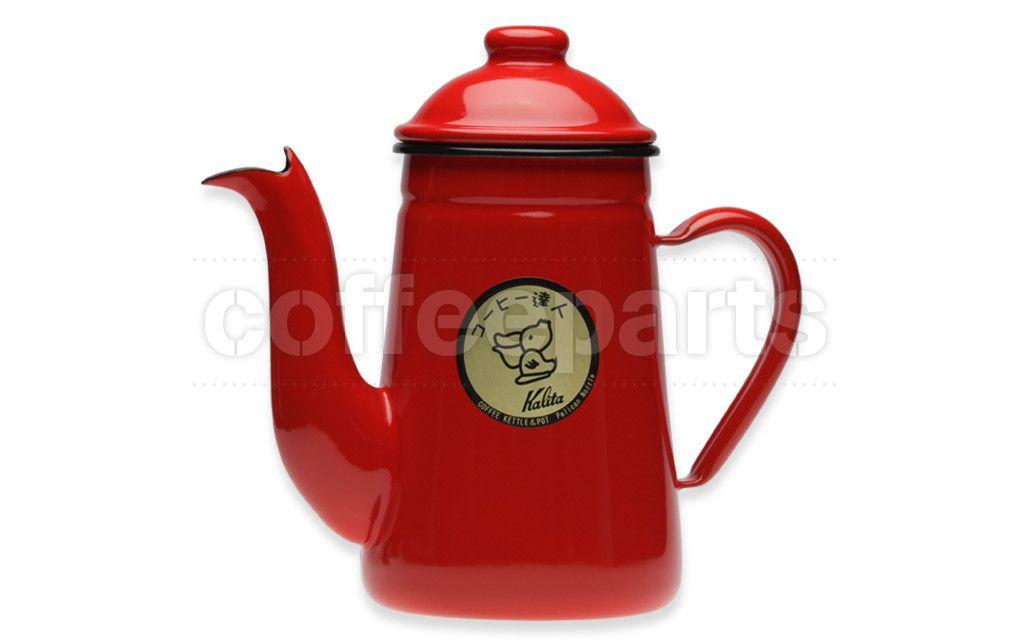 Red Pelican Logo - Kalita 1lt Red Pelican Pour Over Coffee Pot | Coffee Parts