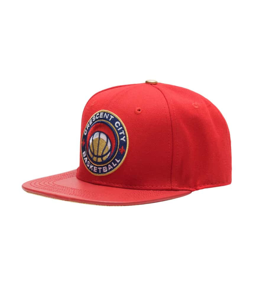 Red Pelican Logo - Pro Standard Pelican Ball Logo Leather Strapback Hat (Red ...